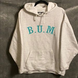 Vintage 1992 B.U.M. Equipment BUM hoodie 80s 90s